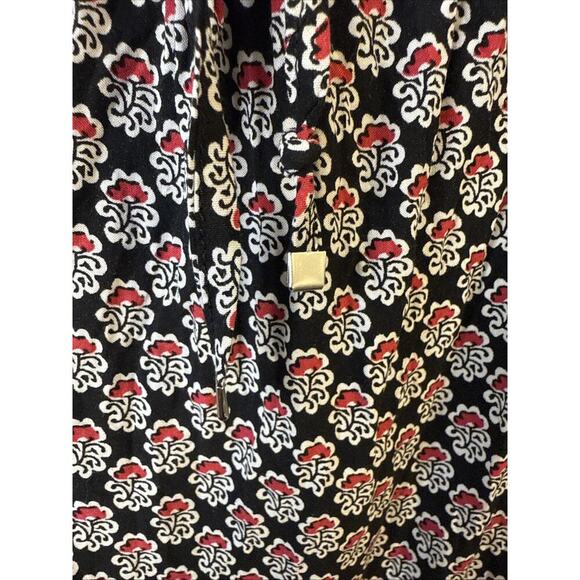 Saint Tropez West Top Womens 2x Boho Red & Blue Colorful 3/4 Length Sleeves - Picture 3 of 11